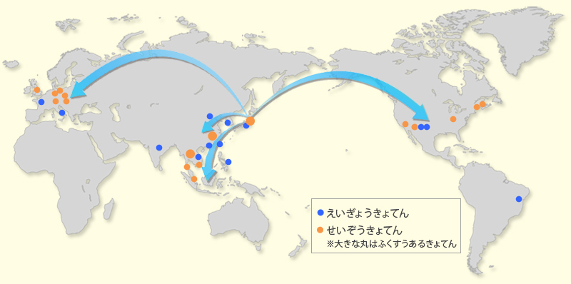 画像：グローバル展開