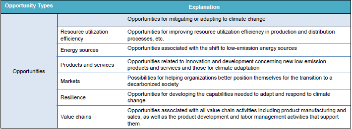 Opportunity Types